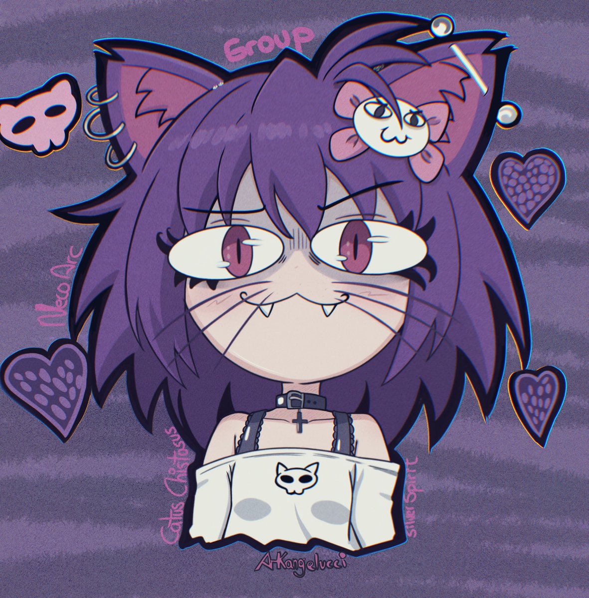 NecoSpiritplus's tweet image. Profile pic upgrade — now in 4K ✨✨ Arkangelucci group #necoarc