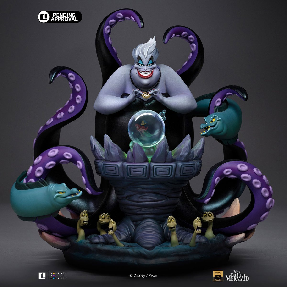 新品】リトルマーメイド アースラスペル レリーフプレ 新品】リトル