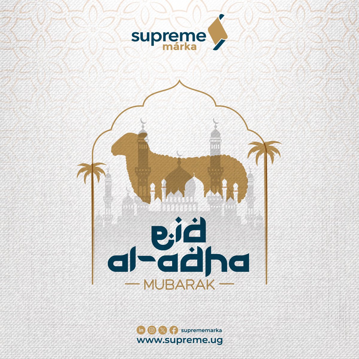 Supreme_marka's tweet image. Eid al-Adha Mubarak! May your prayers be answered and your sacrifices appreciated.
#EidulAdha2025 
#Supreme_Márka
