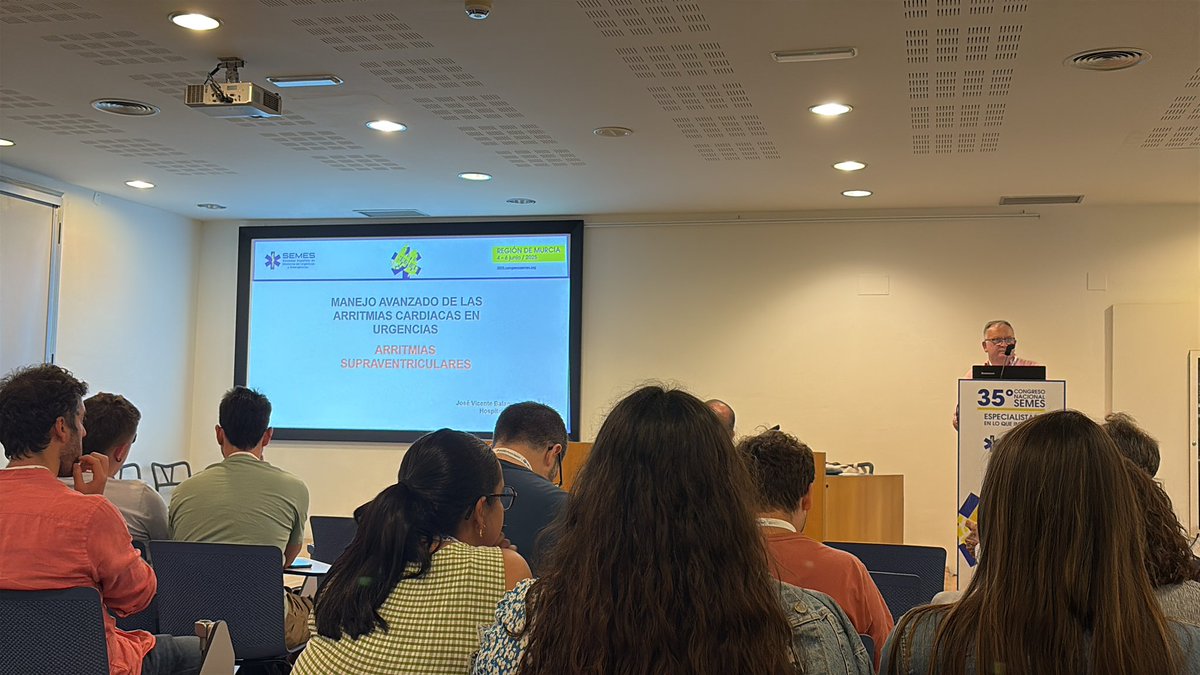 Siempre interesante asistir al taller de arritmias cardiacas en le congreso nacional de SEMES