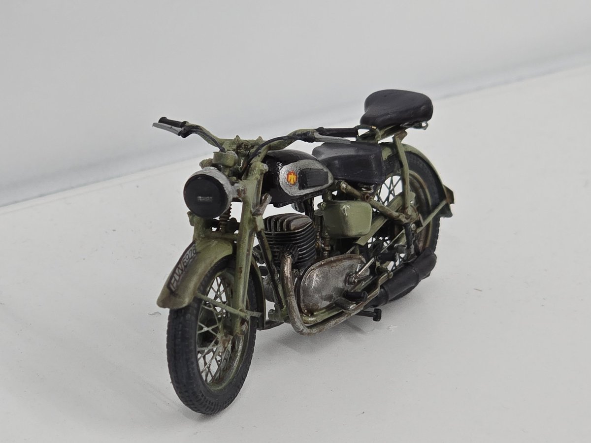 JasonHsiao20's tweet image. Adding capture motorcycle.
#M32B1
#35scale
#scalemodel
