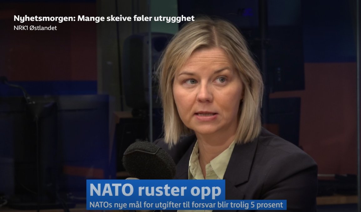 Om du ønsker trygghet og frihet for Norge, merk deg at det er <a href="/gurimelby/">Guri Melby</a> i <a href="/Venstre/">Venstre</a> som går foran og viser vei.  Sist nå i polkvart i dag på <a href="/NRKno/">NRK</a>