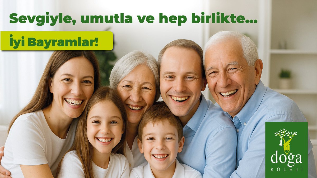 Sevgiyle, umutla ve hep birlikte...
İyi Bayramlar!