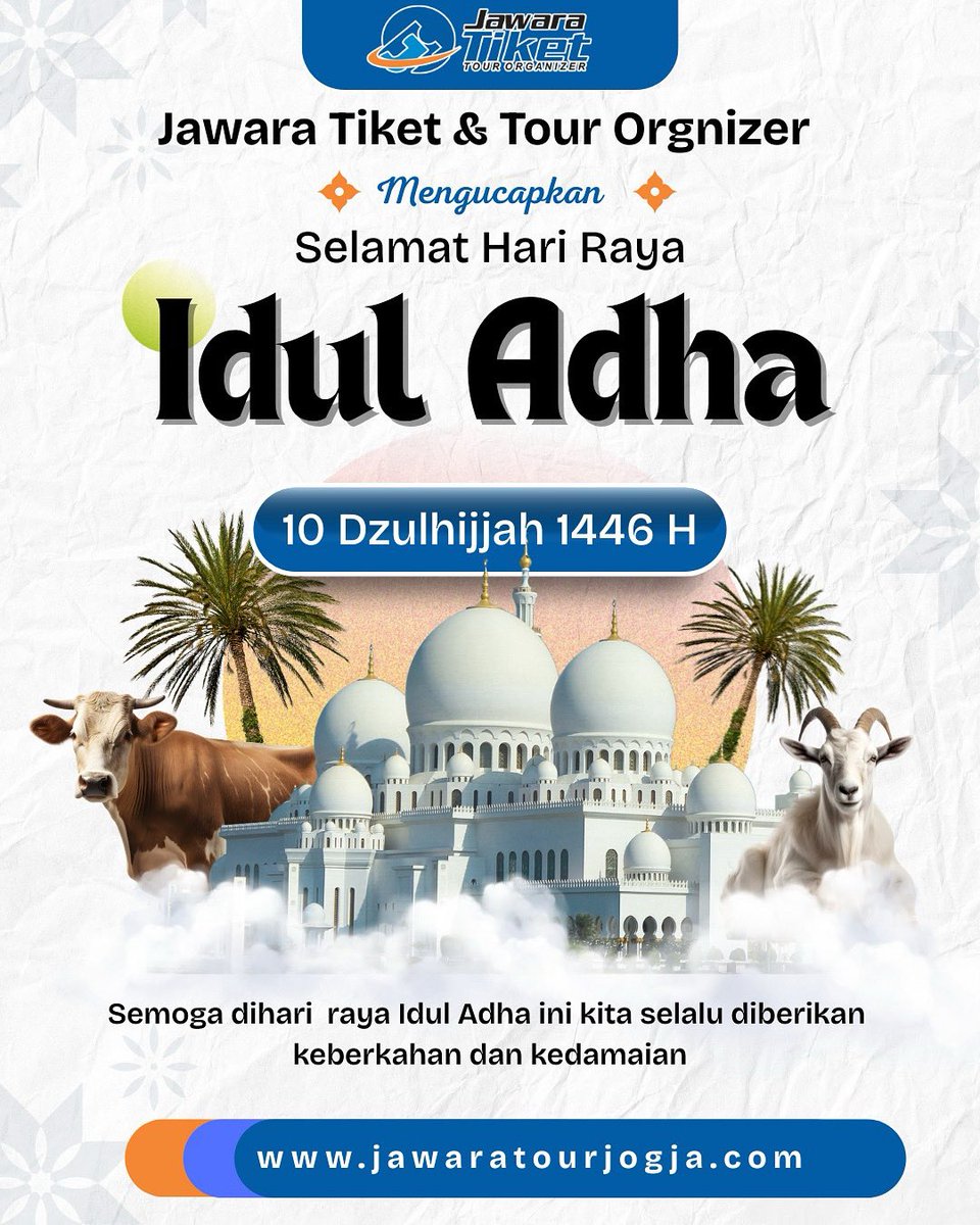 “Idul Adha adalah hari untuk berbagi dan berkurban. Semoga kita dapat mengambil hikmah dari kisah Nabi Ibrahim AS dan Ismail.”

#iduladha