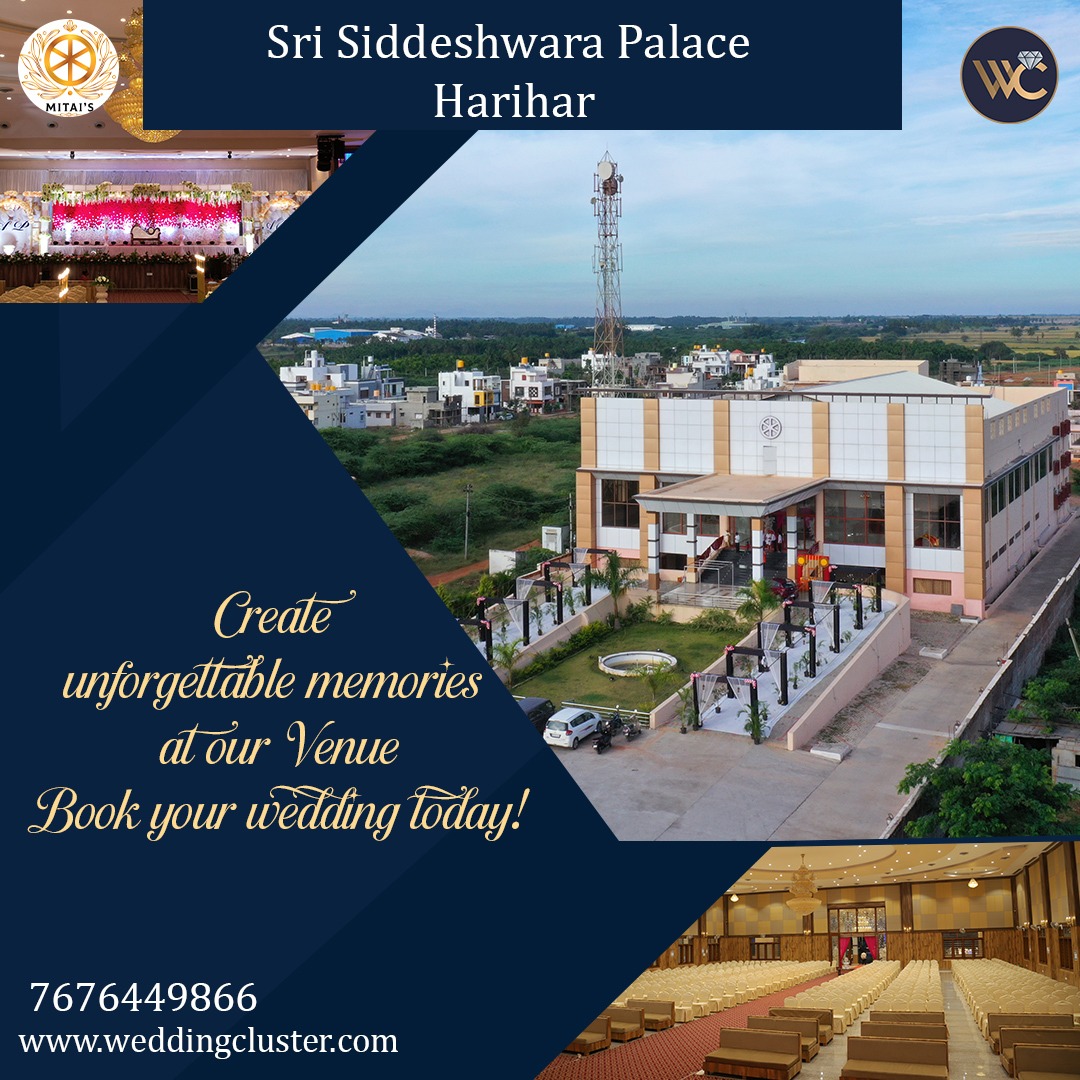 weddingcluster1's tweet photo. Book a grand wedding venue for your grand ocassion!
sri siddeshwara palace located in Harihar have great ambition and a luxury hall for your unforgettable wedding

#weddingcluster #weddingceremony #venuebooking #dreamwedding #hubli #hublidharwad #dharwad #belgaum #davanagere https://t.co/7YKq7zruca