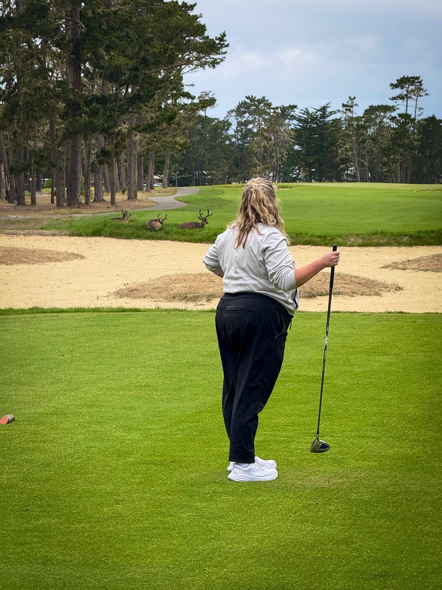 After work round at Poppy Hills ⛳️