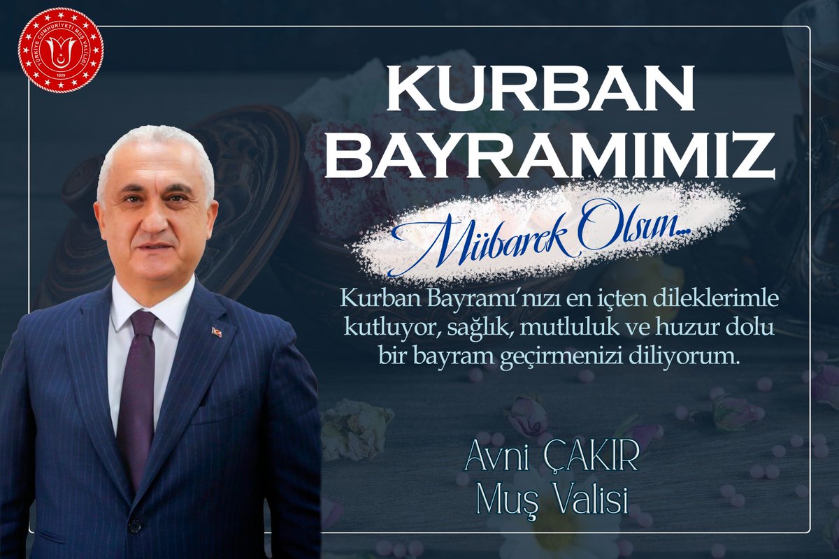 Bayramımız Kutlu Olsun 👧🏼🧒🏼🍬

Bayramlar; sevgi, kardeşlik, yardımlaşma ve paylaşmanın en güzel örneklerinin yaşandığı müstesna zamanlardır.

Bu duygu ve düşüncelerle Kurban Bayramı’nızı en içten dileklerimizle tebrik ediyor; aziz milletimize, İslam âlemine ve kıymetli Muşlu