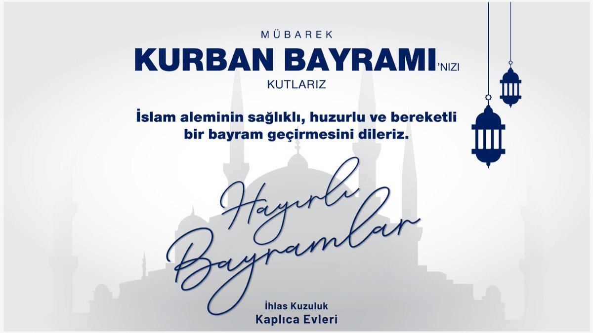 İslam aleminin sağlıklı, huzurlu ve bereketli bir bayram gecirmesini dileriz. Mübarek Kurban Bayramınızı kutlarız…
#ihlaskuzulukkaplıcaevleri #ihlaskuzuluk #bayram #kurbanbayramı