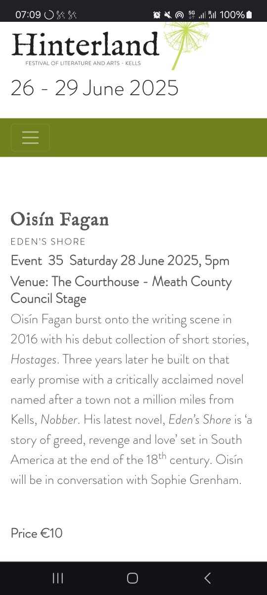 OisinFagan's tweet image. hinterland.ie/p-580-oisin-fa…

At Hinterland in Kells on the 28th.