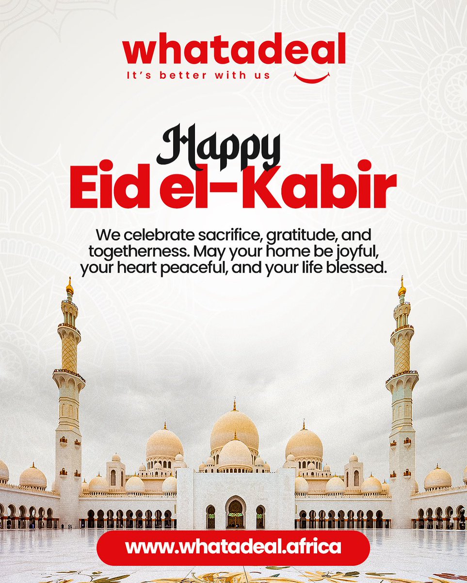Id el-Kabir Mubarak!
 MWishing you and your loved ones joy, peace, and countless blessings this season. 💛

#IdElKabir #IdMubarak #FestivalOfSacrifice #Gratitude