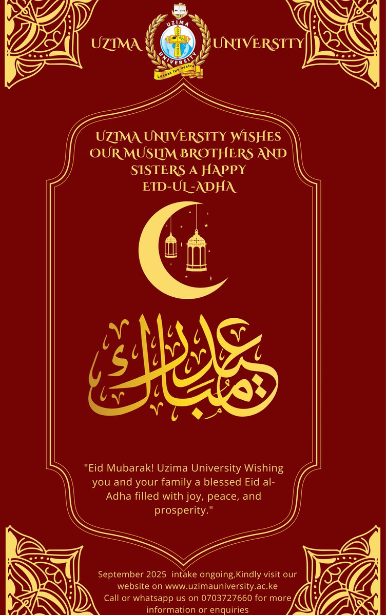 Eid Mubarak to our Muslim Family #EidulAdha2025