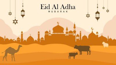 Thoughts to all our family around the world celebrating Eid ul-Adha ('Festival of Sacrifice') #EidAlAdha #Eid2025 

One of the most important festivals in the Muslim calendar

May your lives be filled with light, love, happiness &amp; good health 🙏