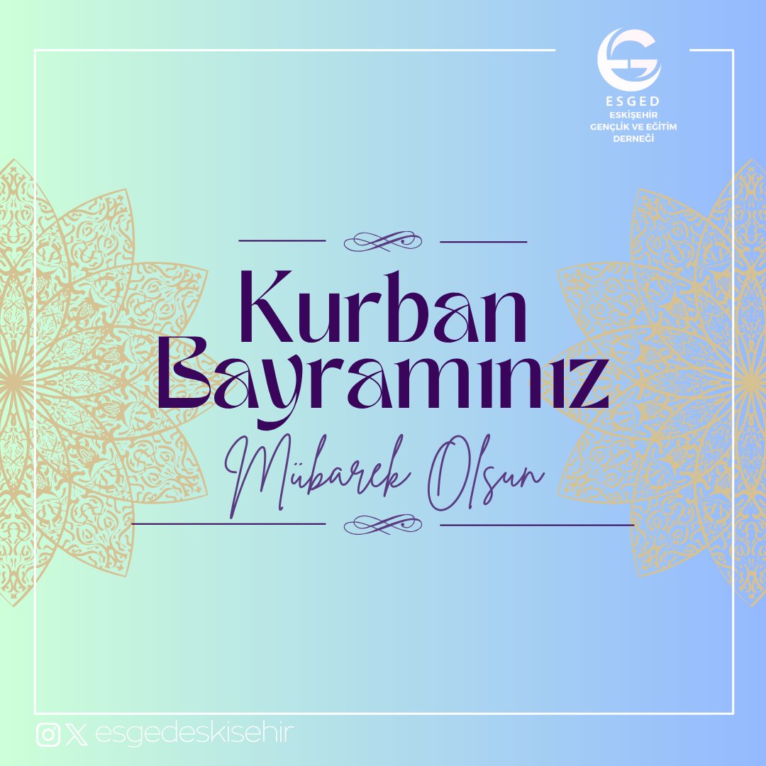 Kurban Bayramınız Mübarek Olsun 🌸
#KurbanBayramı