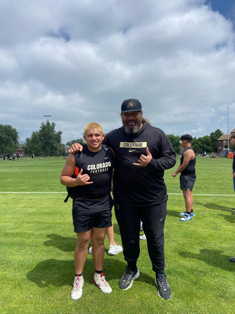hjluyando's tweet image. Had a great time at the Colorado camp competing and learning ! @CUBuffsFootball @DomataPeko @DeionSanders @247Sports @247recruiting @On3Recruits @Rivals @CoachTolly @JoeSexton34 @LibertyFB_LCP @LibertyRecruits @806hsscmedia