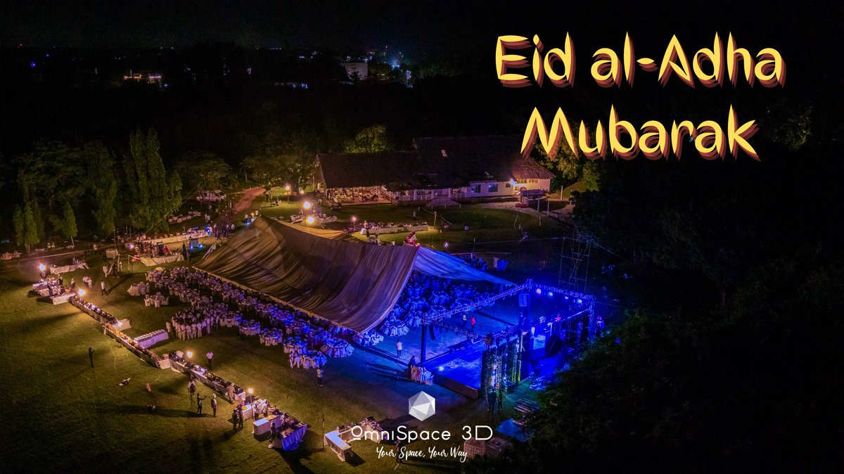 OmniSpace3D's tweet image. Eid Adha Mubarak 🌙
Today we celebrate the strength of sacrifice — and the beauty it brings when we lift each other up. Wishing you joy, peace, and unity this Eid.
#EidUlAdha #OmniSpace #EidMubarak