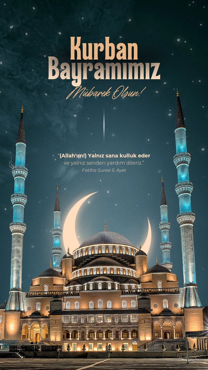 Kurban;
İbrahim'ce bir adayış, 
İsmail'ce bir teslimiyettir... 

#KurbanBayramımızın, #İslam alemine bereket, rahmet ve mağfiret getirmesini temenni ediyor, gönül sofralarında ve dualarda buluşarak, kardeşlik bağlarımızı daha da güçlü kıldığımız bir bayram diliyorum...