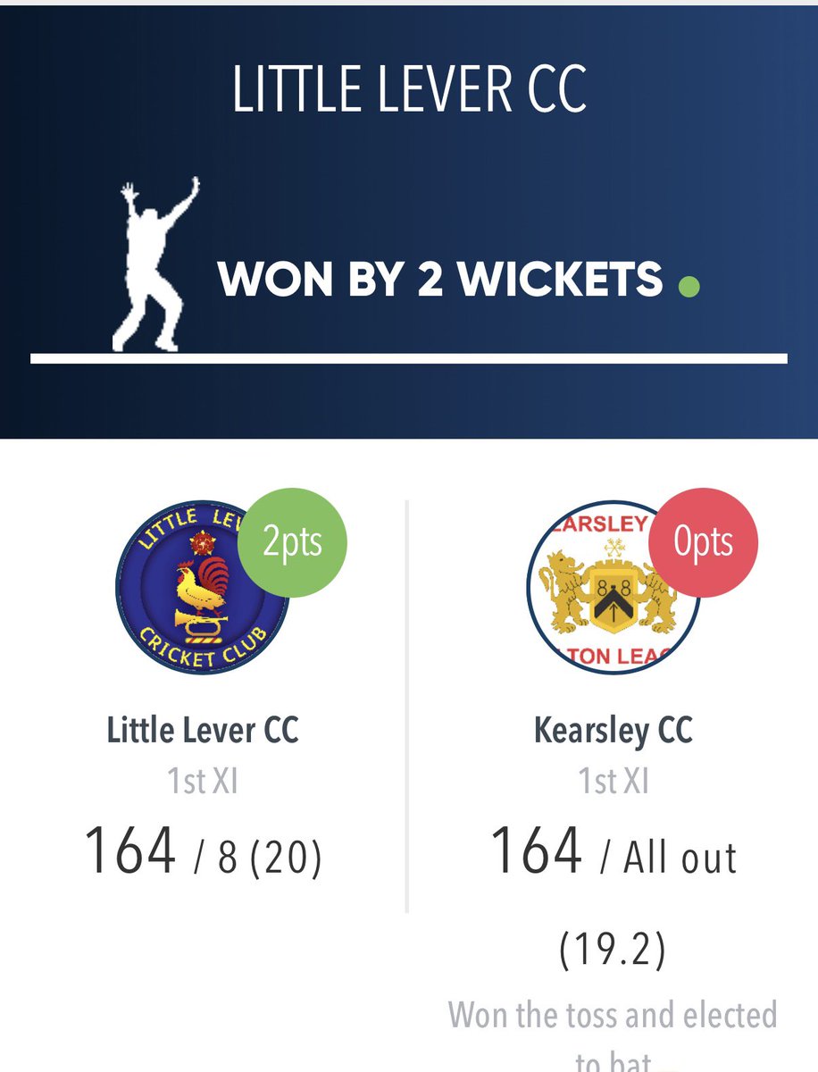 😮‍💨 that was a nail biter!
Village come out on top winning by 2 wickets 🤩 
New kits looking 👌🏻 
Thanks again for everyone’s support on a cold wet evening 👏
