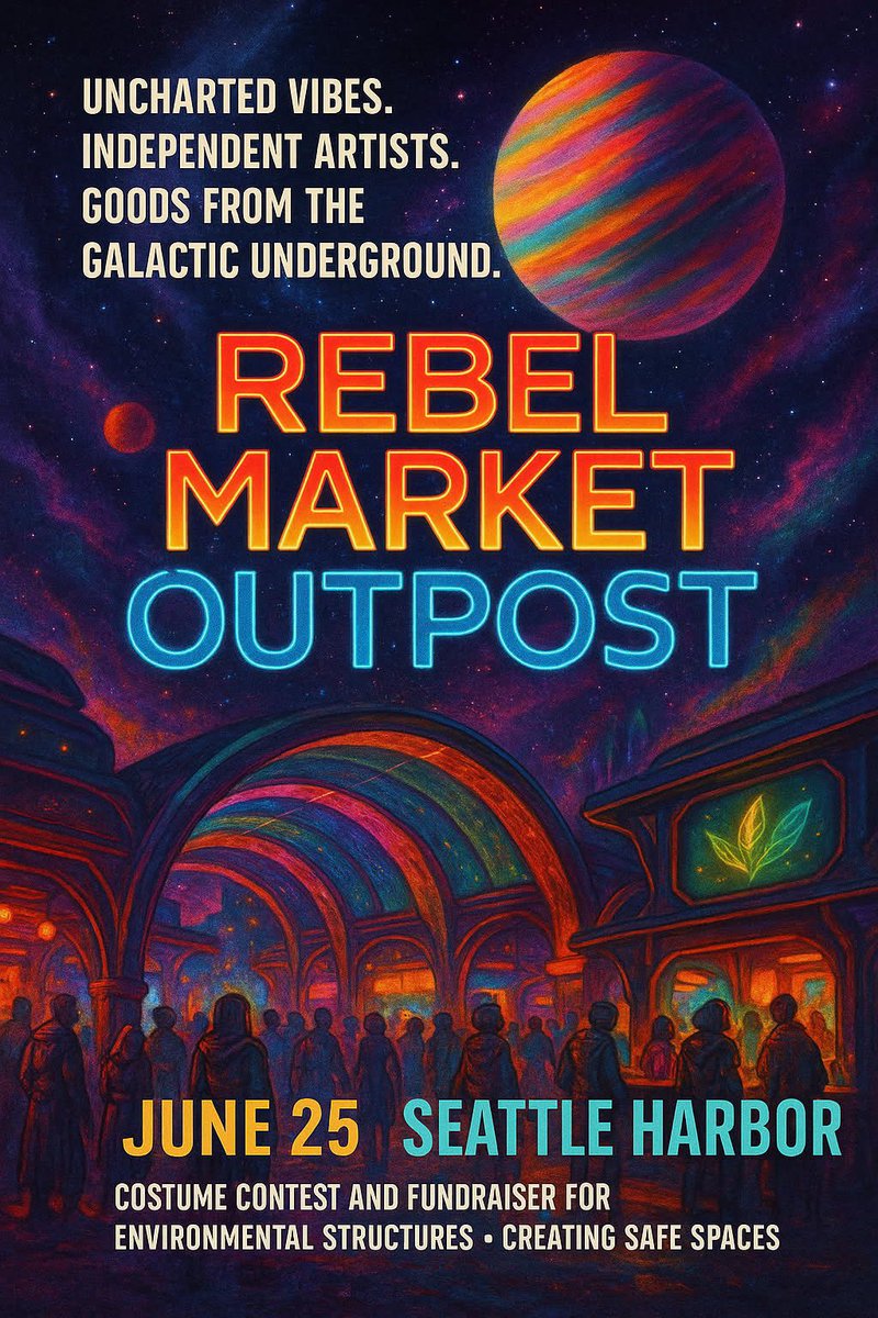📍 Seattle Harbor (formerly China Harbor)
📆 Wednesday, June 25th, 2025
🕒 Event: 5:00–11:00 PM 

🎵 Presented by RPM.Ninja
Downtempo Star Lounge • Intergalactic Rebellion Aesthetic • Soulful Rebel Expression • Uncharted Vibes