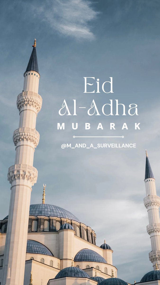 On Eid Al-Adha and always, may Allah (SWT) grant you joy, peace, and prosperity ❤️🤍😍