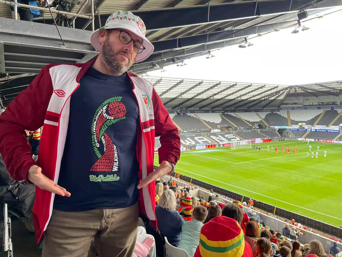 Fresh design for the Euros 2025 tournament..
The first time Welsh Ladies football have qualified for a major tournament..
Supporters of the girls game are going to enjoy in Switzerland..
Cymru am byth