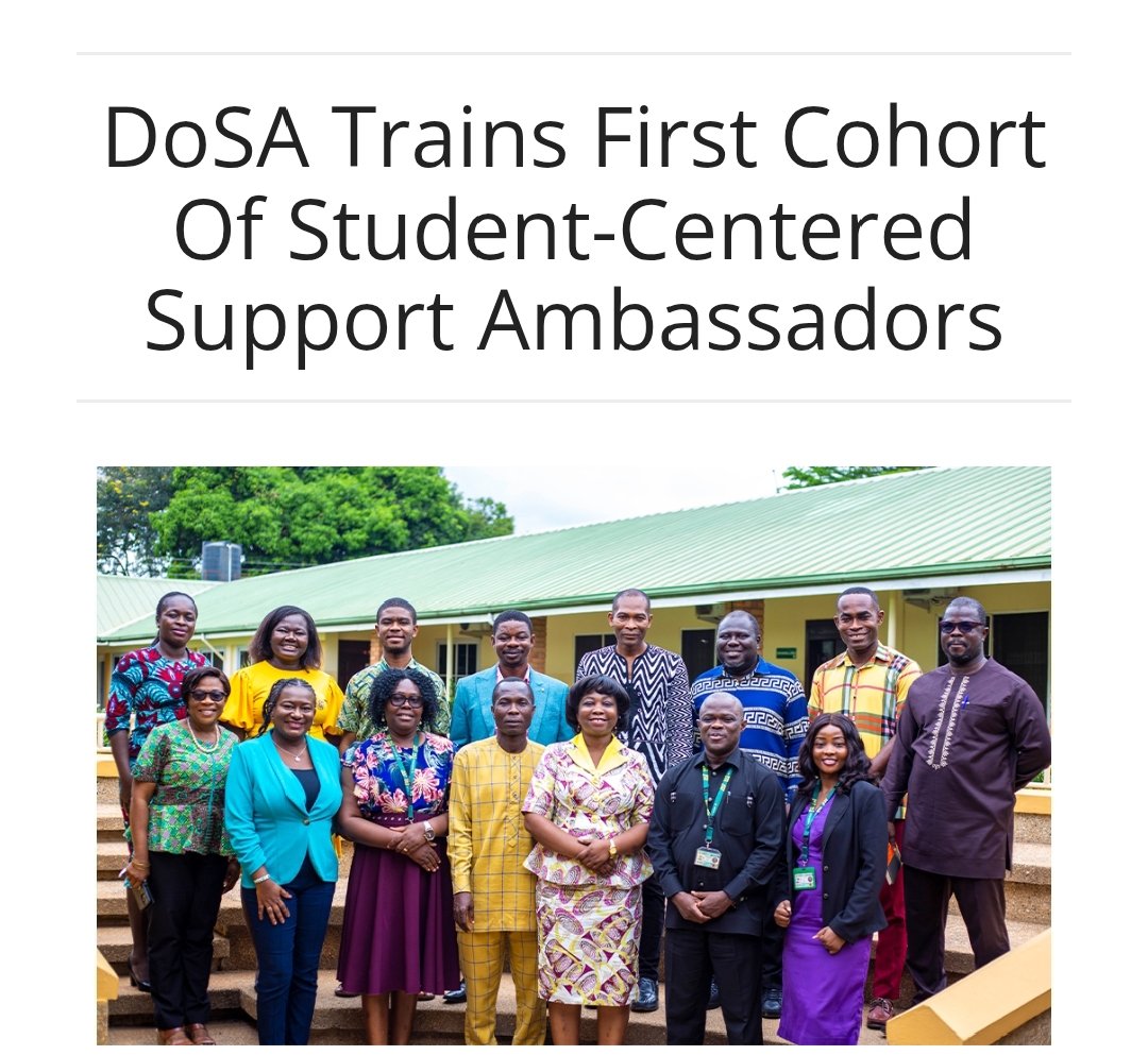 DoSA_KNUST's tweet image. The Directorate of Student Affairs (DoSA) at the Kwame Nkrumah University of Science and Technology (KNUST) recently held an orientation for the inaugural cohort of its DoSA Experience Programme (DoSA-Exp).
@knust_src @KNUSTGH @grasag_knust @Thevokofficial @KNUST_Live