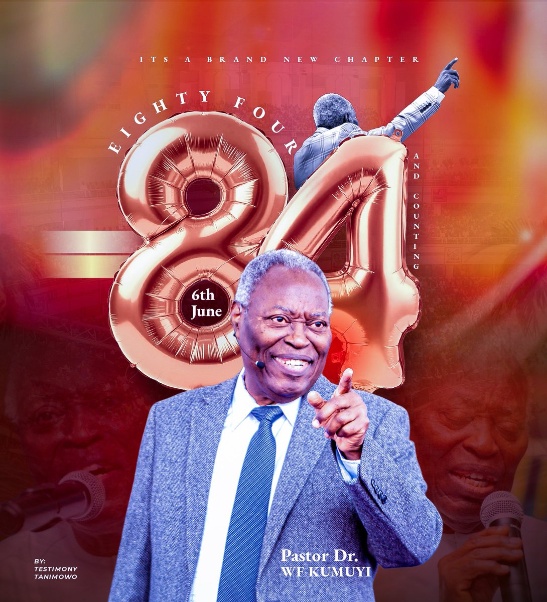 AudacityCoach's tweet photo. It's another chapter. A chapter of grace!
The Octogenarian with a difference.
84 and still counting! Strength and grace.
I celebrate you, Sir @pastorwf_kumuyi 

DL Twitter, it's time to celebrate our Daddy!
RT🔥 https://t.co/GujHgnas8Z