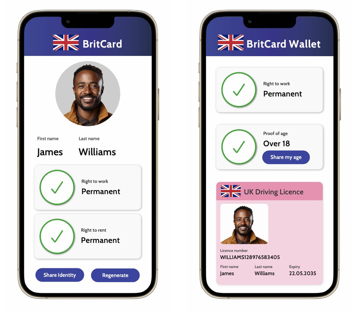 kmei_'s tweet image. BritCard is an app on your phone - one simple, digital way for everyone in the country to prove who they are.
Here’s why we need it 🧵