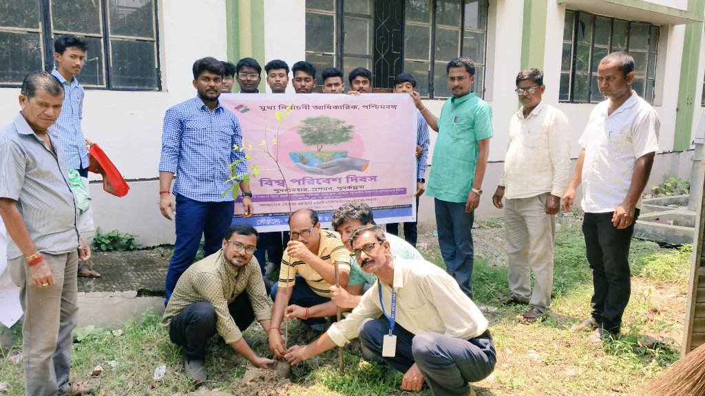 World Environment Day was celebrated throughout the district on 5th June with a lot of enthusiasm spreading voter awareness.