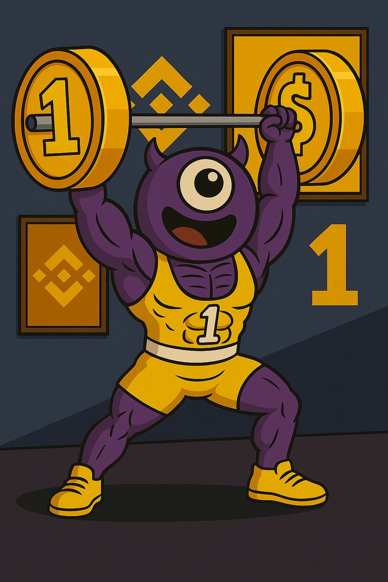 Building isn’t a phase.
It’s heavy lifting.
$USD1 x $BNB

#MemeToEarn #BNBChain #USD1