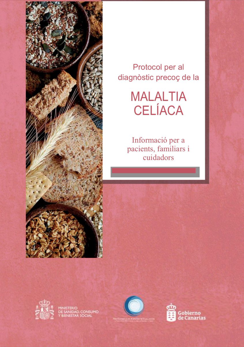 🔵 El Ministeri de Sanitat actualitza el protocol de diagnòstic precoç de la malaltia celíaca.

👉 Dona la teva opinió responent l’enquesta: sescsfiisc.qualtrics.com/jfe/form/SV_39…

📌 Coordinació clínica: Dra. Isabel Polanco.
📋 Metodologia: Servei Canari de Salut.
Gràcies per participar-hi!