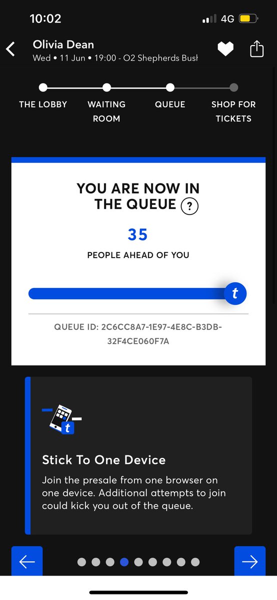 charis_winterr's tweet photo. @TicketmasterUK trying to get tickets for Olivia Dean and got to the front of queue but your app crashed multiple times and kicked me back to 5550. This isn’t good enough. https://t.co/TZbZ1Z8nq1