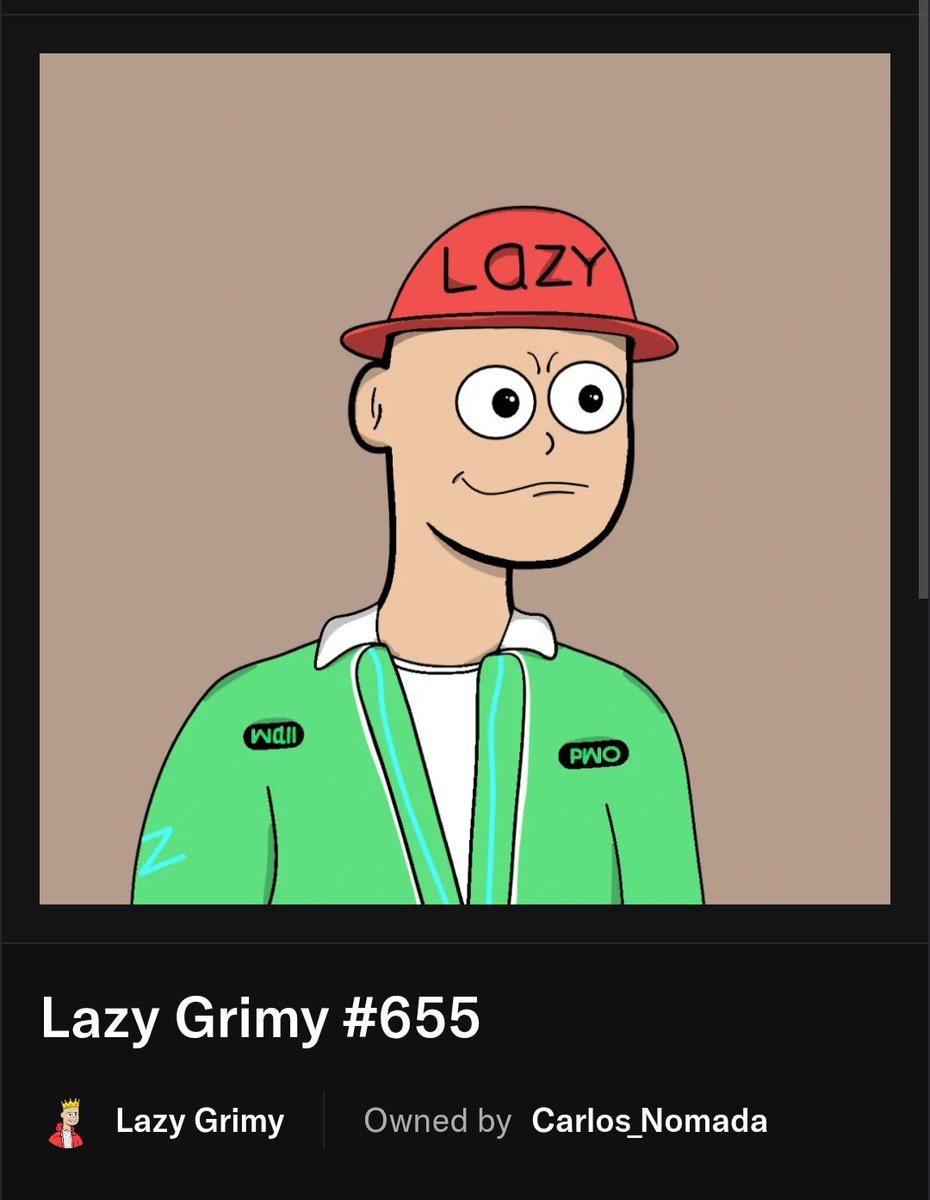 Antรณnio Carlos ๐ด๐ฅฅ PrimeApe ๐ฆ (@acscptpt) on Twitter photo Gm fam
FRIDAY finally, let's do a little GIVEAWAY ๐จ
Two winners will get a <a href="/lazygrimy/">Lazy Grimy</a> each
Just follow me and <a href="/lazygrimy/">Lazy Grimy</a> , RT and tag your lazy friends ๐
Winners draw - Sunday June, 8th Gm fam
FRIDAY finally, let's do a little GIVEAWAY ๐จ
Two winners will get a <a href="/lazygrimy/">Lazy Grimy</a> each
Just follow me and <a href="/lazygrimy/">Lazy Grimy</a> , RT and tag your lazy friends ๐
Winners draw - Sunday June, 8th