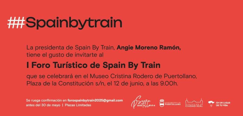 CEHAT (@cehates) on Twitter photo El 12 de junio participaremos en el I Foro Turístico #SpainByTrain en Puertollano. Ramón Estalella, secr. gral.
<a href="/CEHATes/">CEHAT</a>, abordará la actualidad turística junto a
<a href="/carlosgarridoc/">Carlos Garrido</a> (<a href="/CEAV_AAVV/">CEAV</a>) y <a href="/egallegoCEHE/">Emilio Gallego</a> (<a href="/CEHEhosteleria/">Hostelería de España</a>). #FOROSPAINBYTRAIN El 12 de junio participaremos en el I Foro Turístico #SpainByTrain en Puertollano. Ramón Estalella, secr. gral.
<a href="/CEHATes/">CEHAT</a>, abordará la actualidad turística junto a
<a href="/carlosgarridoc/">Carlos Garrido</a> (<a href="/CEAV_AAVV/">CEAV</a>) y <a href="/egallegoCEHE/">Emilio Gallego</a> (<a href="/CEHEhosteleria/">Hostelería de España</a>). #FOROSPAINBYTRAIN