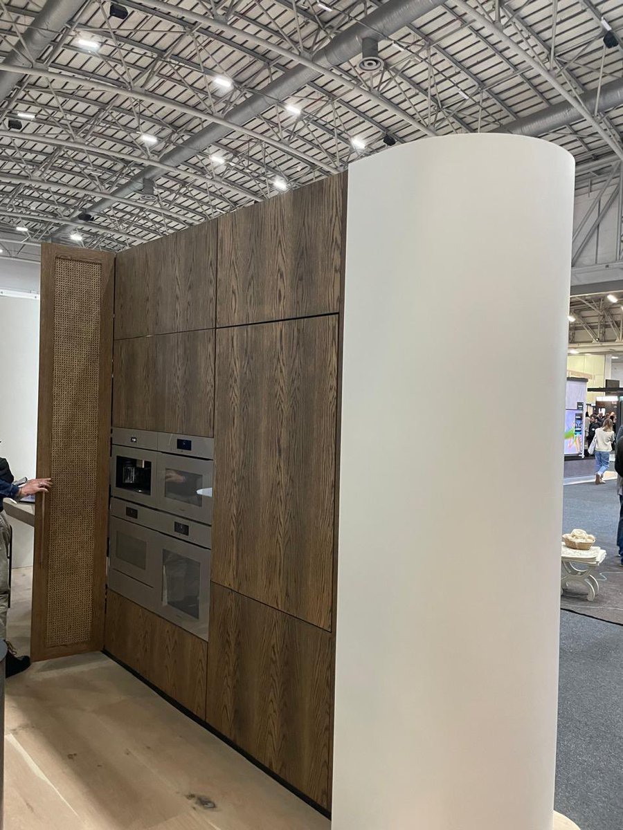 Monique Brider and Jan-Hendrik Wentzel from our interiors team exploring the latest finishes and surface trends at @DECOREX Cape Town