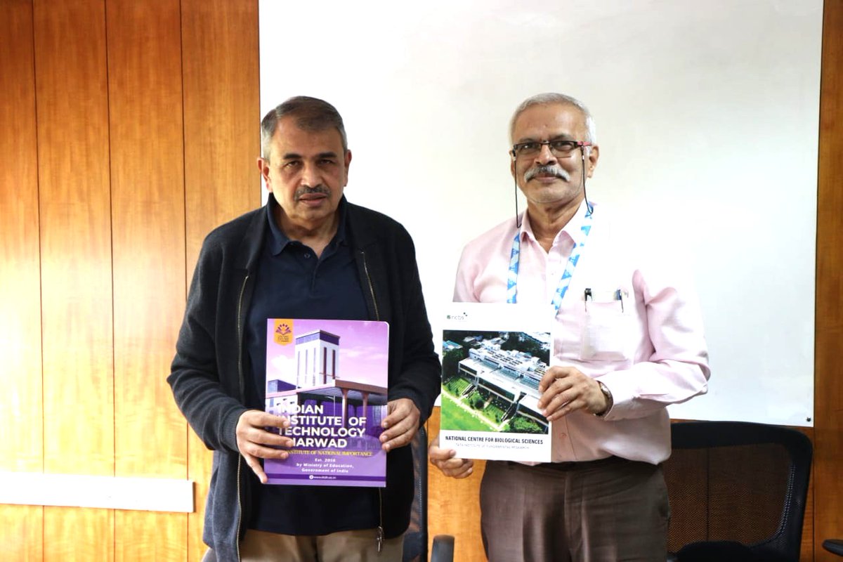iitdhrwd's tweet image. 🤝 Strengthening Scientific Synergy

IIT Dharwad and the National Centre for Biological Sciences (NCBS), Bangalore have officially signed a Memorandum of Understanding (MoU) on 29th May 2025 to foster deeper research collaborations in the field of biosciences, with a special…