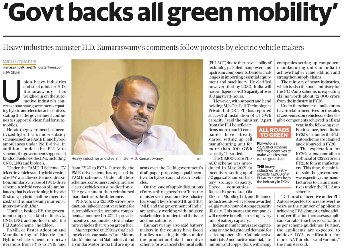 Aditi Shah (@aditishahsays) on Twitter photo India's EV-Hybrid fight is taking new turns every day as <a href="/TataMotors/">Tata Motors</a> <a href="/MahindraRise/">Mahindra Group</a> <a href="/HyundaiIndia/">Hyundai India</a> <a href="/MGMotorIn/">Morris Garages India</a> face-off against <a href="/Toyota_India/">Toyota India</a> <a href="/ToyotaMotorCorp/">Toyota Motor Corp.</a> <a href="/Maruti_Corp/">Maruti Suzuki</a>. The government and opinion makers are now weighing in. Who will win? India's EV-Hybrid fight is taking new turns every day as <a href="/TataMotors/">Tata Motors</a> <a href="/MahindraRise/">Mahindra Group</a> <a href="/HyundaiIndia/">Hyundai India</a> <a href="/MGMotorIn/">Morris Garages India</a> face-off against <a href="/Toyota_India/">Toyota India</a> <a href="/ToyotaMotorCorp/">Toyota Motor Corp.</a> <a href="/Maruti_Corp/">Maruti Suzuki</a>. The government and opinion makers are now weighing in. Who will win?