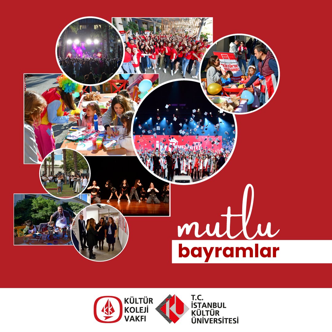 Metin: Nice güzel bayramlara, paylaştıkça çoğalan değerlerle...
Kültür ailesinin tüm fertlerine mutlu bayramlar!
🤍 #BayramSevinci