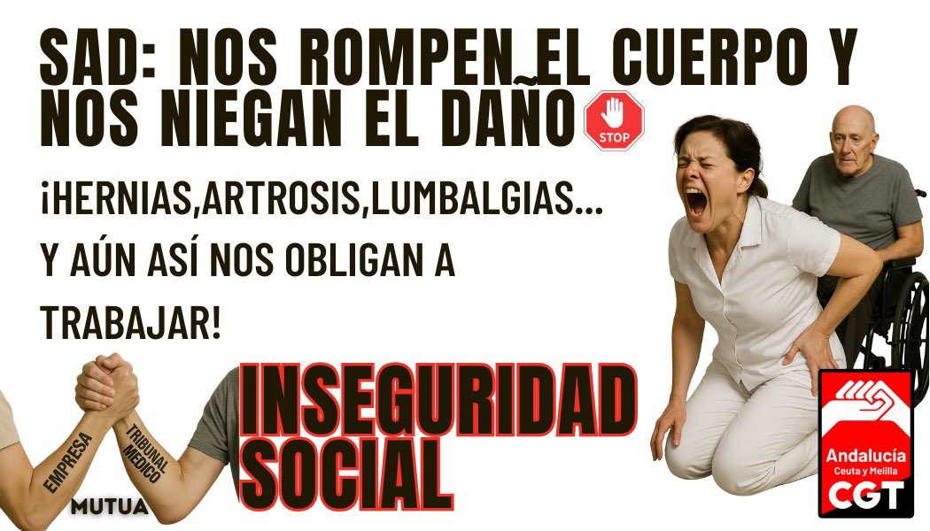 Miguel Montenegro M (@miguelmonteneg5) on Twitter photo Las mutuas y el EVI, MATAN 👇🏿👇🏿
☘️vm.tiktok.com/ZNdSkkXts/
☘️ m.facebook.com/story.php?stor… <a href="/CGT_A/">CGT Andalucia</a> <a href="/CGTGranada/">CGT Granada</a> <a href="/CGTSevilla/">CGT Sevilla</a> <a href="/CGTMalaga/">CGT-Málaga Ⓐ</a> <a href="/Cgtalmeria/">CGT-Almería</a> <a href="/CGTJAEN/">CGT-JAÉN</a> <a href="/CGTUbeda/">CGT Ubeda</a> <a href="/CgtCadiz/">CGT Cádiz</a> <a href="/CgtCeuta/">CgtCeuta</a> <a href="/CgtMelilla/">CGT MELILLA</a> <a href="/FatycCgt/">-,</a> <a href="/transpCGTmalaga/">Sindicato Transportes CGT Málaga</a> Las mutuas y el EVI, MATAN 👇🏿👇🏿
☘️vm.tiktok.com/ZNdSkkXts/
☘️ m.facebook.com/story.php?stor… <a href="/CGT_A/">CGT Andalucia</a> <a href="/CGTGranada/">CGT Granada</a> <a href="/CGTSevilla/">CGT Sevilla</a> <a href="/CGTMalaga/">CGT-Málaga Ⓐ</a> <a href="/Cgtalmeria/">CGT-Almería</a> <a href="/CGTJAEN/">CGT-JAÉN</a> <a href="/CGTUbeda/">CGT Ubeda</a> <a href="/CgtCadiz/">CGT Cádiz</a> <a href="/CgtCeuta/">CgtCeuta</a> <a href="/CgtMelilla/">CGT MELILLA</a> <a href="/FatycCgt/">-,</a> <a href="/transpCGTmalaga/">Sindicato Transportes CGT Málaga</a>