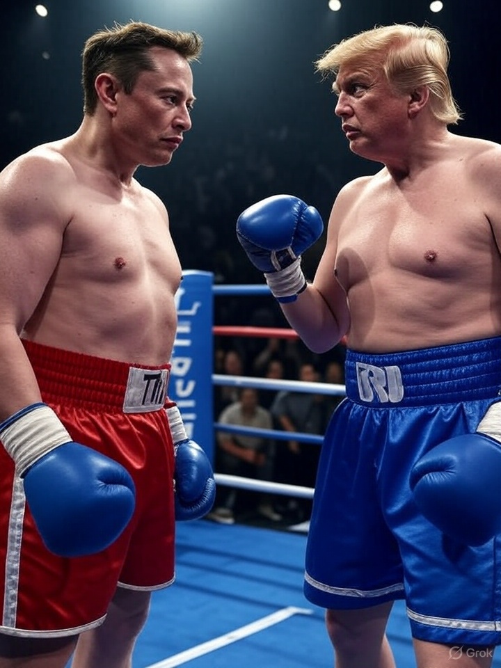 Oho, w USA wojna na szczycie. Poszło oczywiście o zwiększenie limitu długu.

Elon twierdzi, że Trump jest na kwitach na Epsteina i dlatego dalej niczego nie ujawniono. Trump atakuje Elona i twierdzi, że oszczędności można osiągnąć zabierając Tesli subwencje. $TLSA prawie 15% w