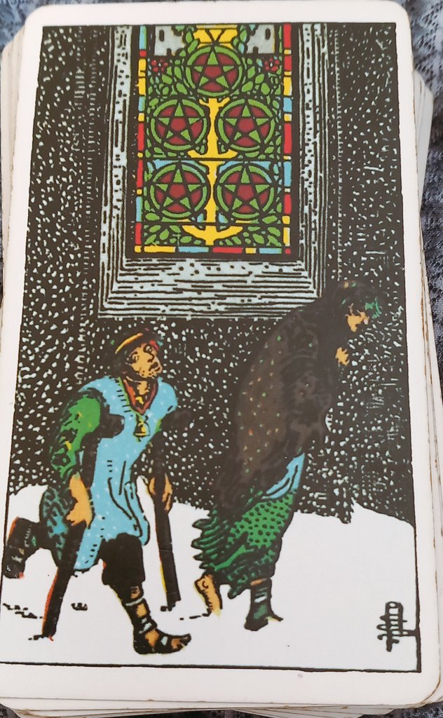 mysticjames1111's tweet image. 06/06/25
5 of Pentacles 
Albano-Waite #Tarot 
A challenging turn of events appears to be on the horizon.
Remaining strong and clear minded during this time will help you.
 Persevere, because the light will eventually break through.
 #setback #struggle #loss