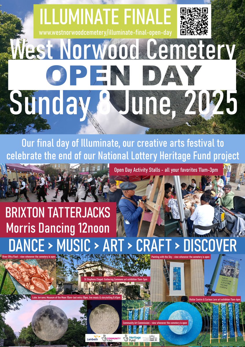 12pm this Sunday 8th June! We're dancing at the beautiful West Norwood Cemetery at their open day, where there will be stalls, arts and crafts, and many other interesting things too!!
#morrisdancing #morris #folkmusic #westnorwood #lambeth