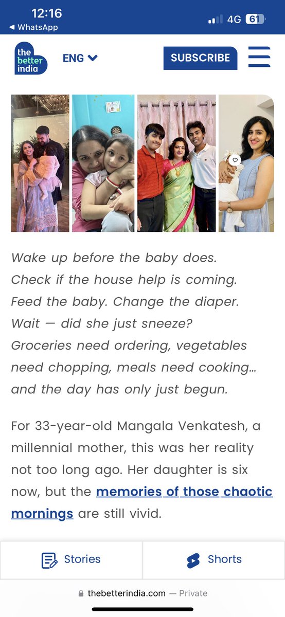 Priyanka Thirumurthy (@priyankathiru) on Twitter photo In other news, I am a mom now! 💕
Read this article on <a href="/thebetterindia/">The Better India</a> to know how I managed the first three months 😁
thebetterindia.com/427017/mothers… In other news, I am a mom now! 💕
Read this article on <a href="/thebetterindia/">The Better India</a> to know how I managed the first three months 😁
thebetterindia.com/427017/mothers…