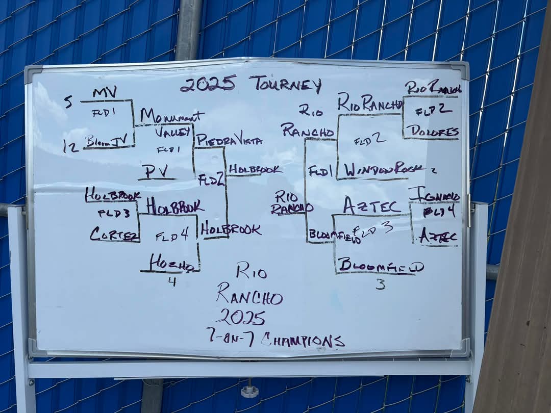 I meant to post this sooner. Holbrook football went up to Fort Lewis for their 7 on 7/BIG men competition. Not the outcome we were hoping for!! It was still a great day playing on a beautiful football field!!