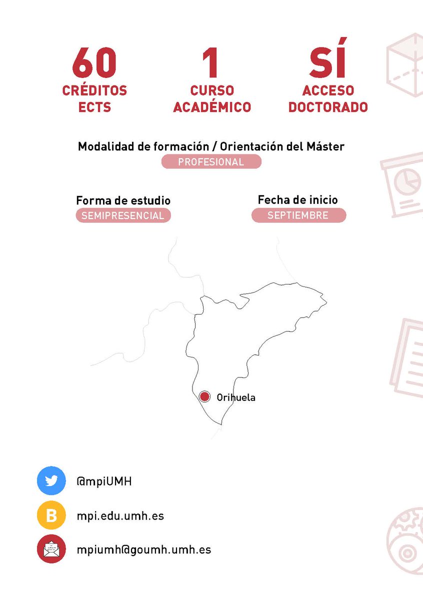mpiUMH's tweet image. 🎓 ¡Impulsa tu futuro con el Máster Universitario en Gestión y Diseño de Proyectos e Instalaciones #UMH!
📅 #Preinscripción abierta hasta el 19 de junio.
💼 Más empleabilidad, validez en la UE, acceso al doctorado. tinyurl.com/3ccyjyp9