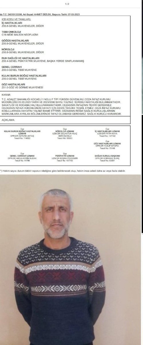 Kanser Hastası AhmetDizlek,in Eşi Özlem Dizlek (@dizlek_vasfi) on Twitter photo Yıllardır bayram geliyor ama biz o duyguyu almıyoruz hep bir yanımız eksik bu bayram bizim bayramimiz olacak dedik çok ümitliydik yine hüzünlü bir bayram oldu eşimle konuştuk sesi çok kötü geliyordu oda çok inanmıştı artık yapılan bu zulüm bitsin tukendik .
<a href="/yilmaztunc/">Yılmaz TUNÇ</a>
#bayram Yıllardır bayram geliyor ama biz o duyguyu almıyoruz hep bir yanımız eksik bu bayram bizim bayramimiz olacak dedik çok ümitliydik yine hüzünlü bir bayram oldu eşimle konuştuk sesi çok kötü geliyordu oda çok inanmıştı artık yapılan bu zulüm bitsin tukendik .
<a href="/yilmaztunc/">Yılmaz TUNÇ</a>
#bayram