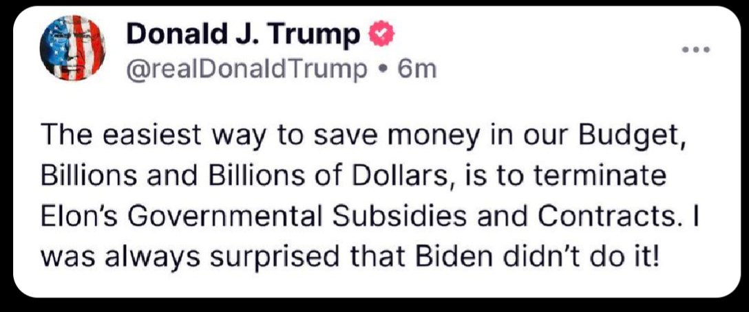 Wo sind denn jetzt die ganzen "Musk+Trump4ever" Posts? Wo sind denn alle, die vor zwei Wochen sagten, unser ÖRR würde uns belügen wenn er mitteilte, Trump und Musk könnten sich nicht mehr leiden?
Wo sind denn die Heuchler, Hetzer und Spalter?