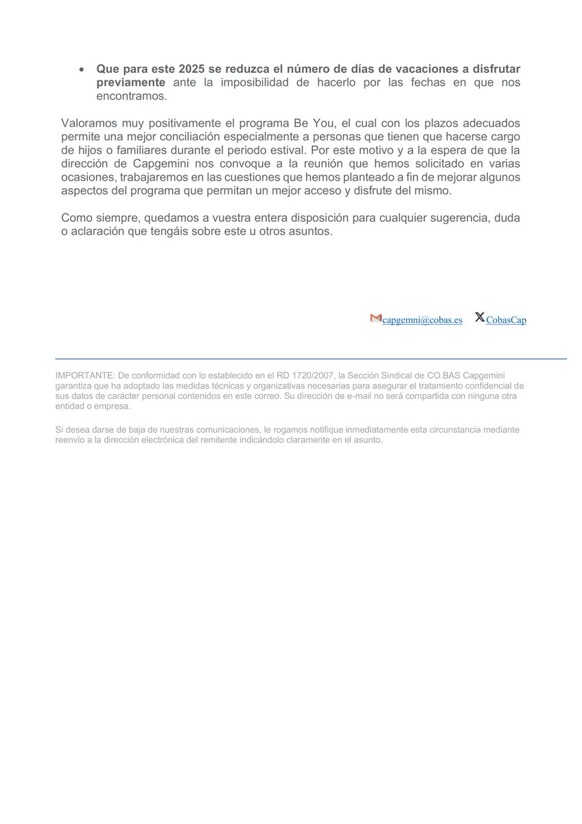 Sección Sindical Co.bas Capgemini tweet media