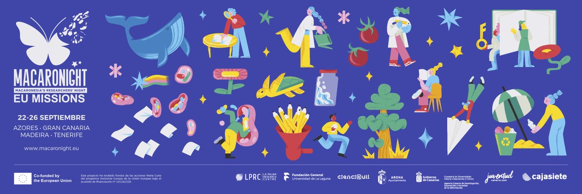 Cienci@ULL (@cienciaull) on Twitter photo 📢¡Atención Personal Investigador! Participa en la Feria de las Vocaciones de <a href="/MacaronightEU/">MacaronightEU</a> 🦋 el 25 y 26/09 en el centro cultural de El Fraile.
Muestra tu actividad investigadora con un stand 👩🔬🧑🔬🧪
📋tinyurl.com/Stand2025
@Cajasiete <a href="/FECYT_Ciencia/">FECYT</a> <a href="/agenciaiisi/">ACIISI</a> <a href="/AytoArona/">Ayuntamiento Arona</a> 📢¡Atención Personal Investigador! Participa en la Feria de las Vocaciones de <a href="/MacaronightEU/">MacaronightEU</a> 🦋 el 25 y 26/09 en el centro cultural de El Fraile.
Muestra tu actividad investigadora con un stand 👩🔬🧑🔬🧪
📋tinyurl.com/Stand2025
@Cajasiete <a href="/FECYT_Ciencia/">FECYT</a> <a href="/agenciaiisi/">ACIISI</a> <a href="/AytoArona/">Ayuntamiento Arona</a>