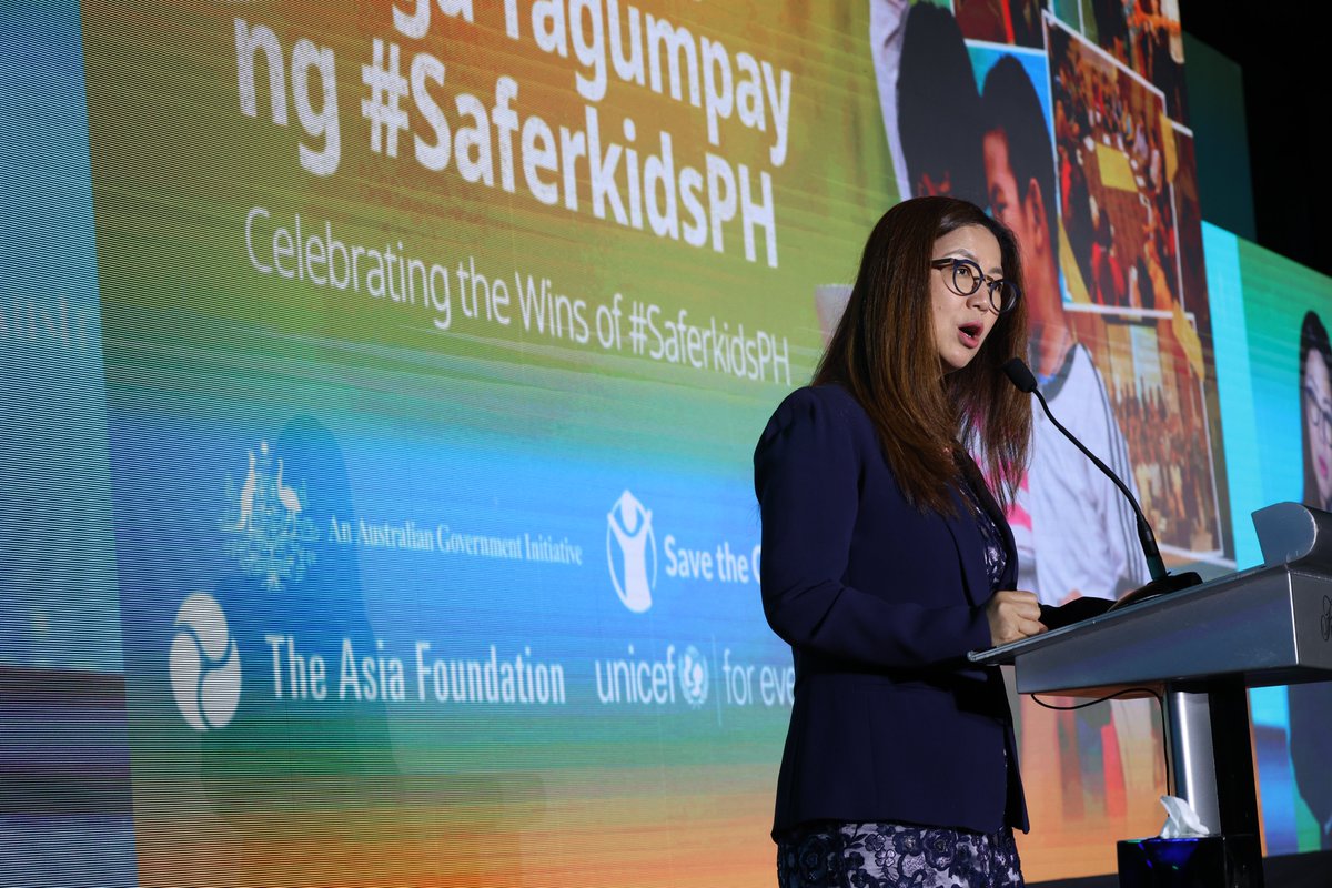 unicefphils's tweet image. After 6 years of collaboration, @SaferKidsPH concludes with measurable progress in addressing #OSAEC in 🇵🇭. Led by 🇦🇺 @AusAmbPH, with UNICEF, @SaveChildrenPH, @Asia_Foundation, our key partners and young champions, we’ve helped strengthen child protection systems #ForEveryChild💙