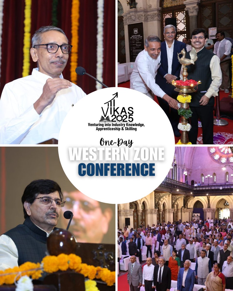 UGC INDIA (@ugc_india) on Twitter photo π’ One-Day Conference β VIKAS 2025: Venturing into Industry Knowledge, Apprenticeship & Skilling
π Opening remarks by Prof. M. Jagadesh Kumar (<a href="/mamidala90/">Mamidala Jagadesh Kumar</a>), Former Chairman UGC.
π Welcome address by Prof. Ravindra Kulkarni, Vice-Chancellor, <a href="/Uni_Mumbai/">University of Mumbai</a>
Along with other π’ One-Day Conference β VIKAS 2025: Venturing into Industry Knowledge, Apprenticeship & Skilling
π Opening remarks by Prof. M. Jagadesh Kumar (<a href="/mamidala90/">Mamidala Jagadesh Kumar</a>), Former Chairman UGC.
π Welcome address by Prof. Ravindra Kulkarni, Vice-Chancellor, <a href="/Uni_Mumbai/">University of Mumbai</a>
Along with other